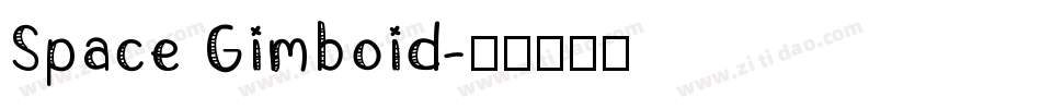 Space Gimboid字体转换